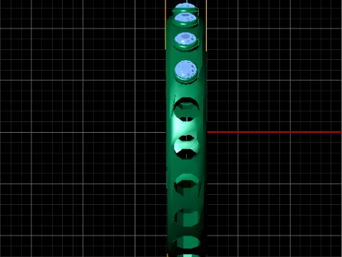 US Ring Size 1075 Guide 3D Model
