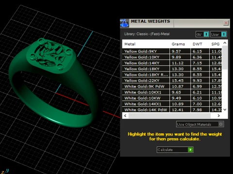 Luxury Gold Elephant Head Diamond Signet Ring 3D Model