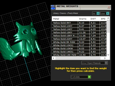 Gold Fox Diamond Ring 3D Model