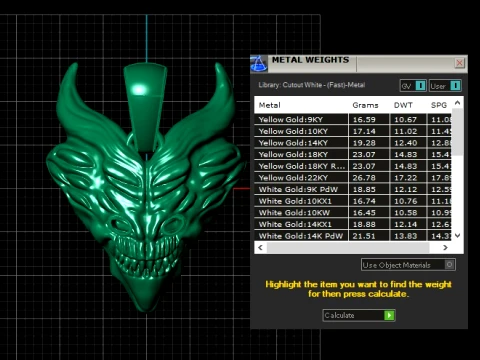 Dragon Skull Pendant 3D Printable Model 3D Model