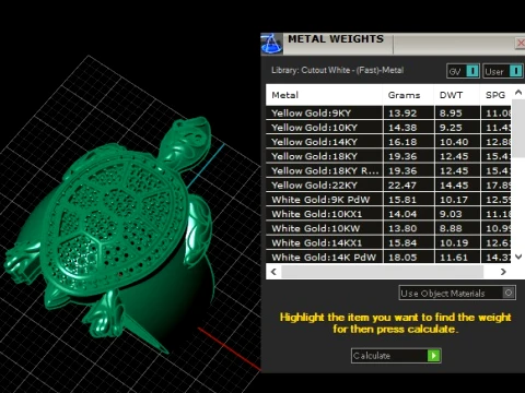 Luxury Gold Turtle Ring with Diamond-Studded Shel 3D Model