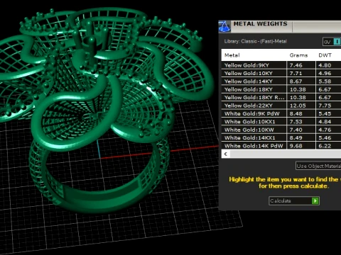 Luxury Floral Gold Ring with Diamond-Studded Petals 3D Printable Jewelry Model 3D Model