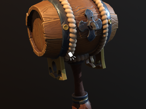 Hammer Barrel 3D 模型
