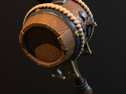 Hammer Barrel Modèle 3D