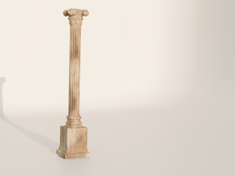 Stylized Corinthian Column Blender FBX 3Dモデル