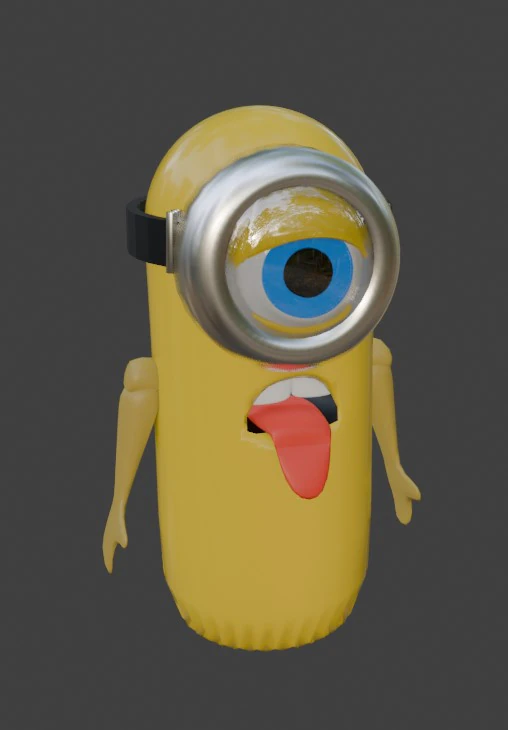 Minion 3D Model .c4d .max .obj .3ds .fbx .stl .blend 