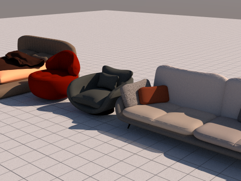 家具コレクション 3Dモデル