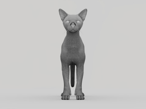 Abyssinian Cat 3Dモデル