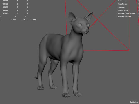 Abyssinian Cat 3Dモデル