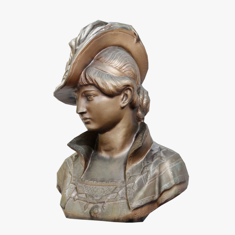 Arnaldo Giannelli Old Statue 3D Модель .c4d .max .obj .3ds .fbx .stl .blend 