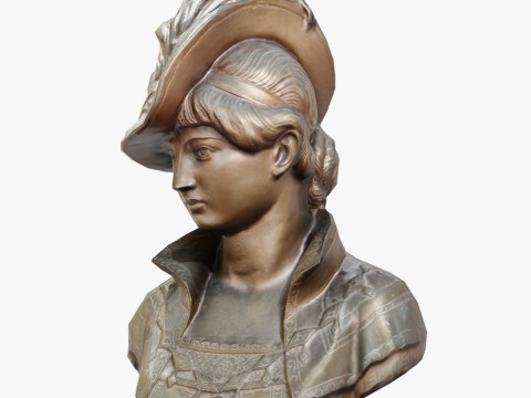 Arnaldo Giannelli Old Statue 3Dモデル