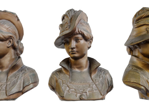 Arnaldo Giannelli Old Statue 3D Модель