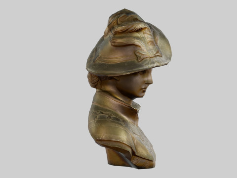 Arnaldo Giannelli Old Statue 3D Модель