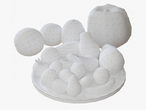 3d Scanned Fruits 3D 모델