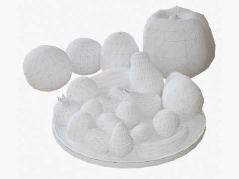 3d Scanned Fruits 3D Model