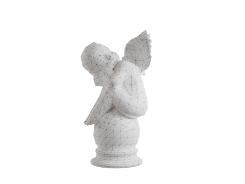 Cherubim 3D Scanned Statue Low-poly Modelo 3D