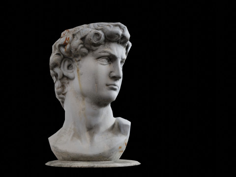 3d Scanned David Statue Model 3D