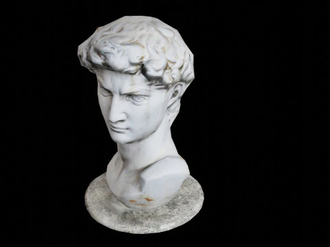 3d Scanned David Statue 3D Model