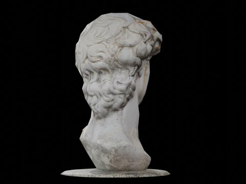 3d Scanned David Statue 3D Model