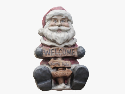 Santa Claus Statuette 3Dモデル