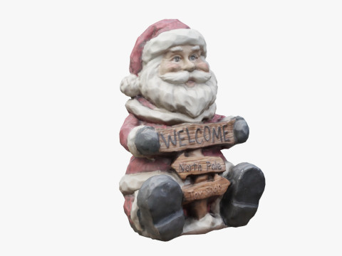 Santa Claus Statuette 3Dモデル