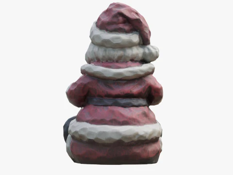 Santa Claus Statuette 3D Model