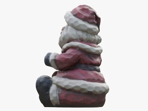 Santa Claus Statuette 3D Model