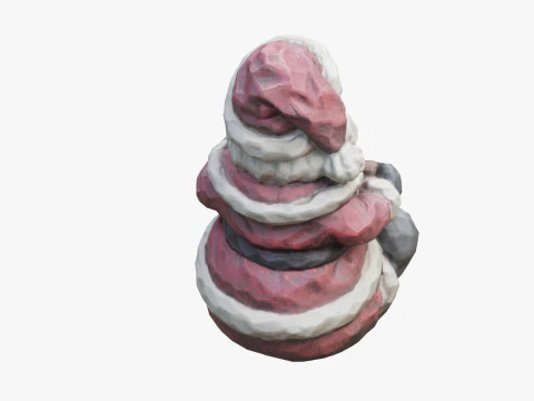 Santa Claus Statuette 3D Model