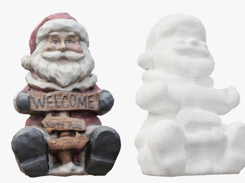 Santa Claus Statuette 3Dモデル