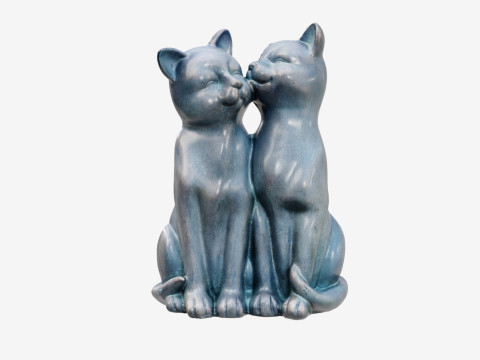 3Dscan Cats Cuddle Modello 3D