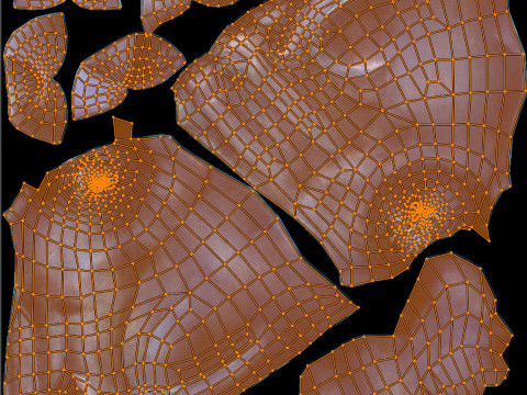 3Dscan Cats Cuddle Modello 3D