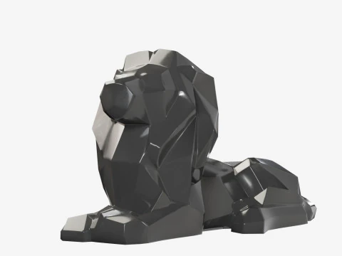 Поли Лев 3D Модель