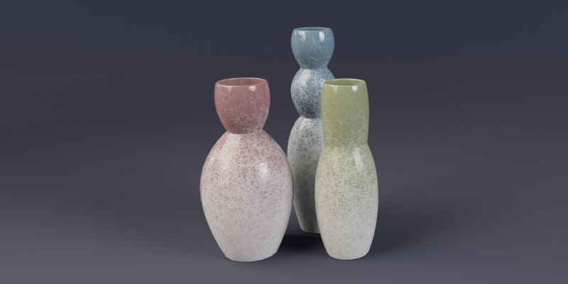 Decorative Vase 01 3D Model .c4d .max .obj .3ds .fbx .stl .blend 
