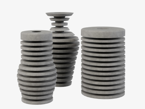 Illusion Decoration Vase 3D Model