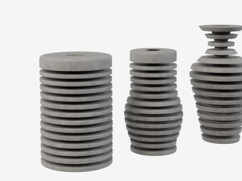 Illusion Decoration Vase 3D 모델