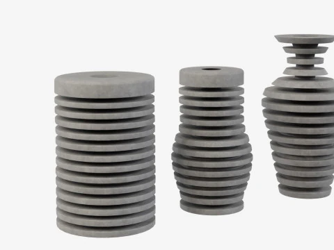 Illusion Decoration Vase 3D Model