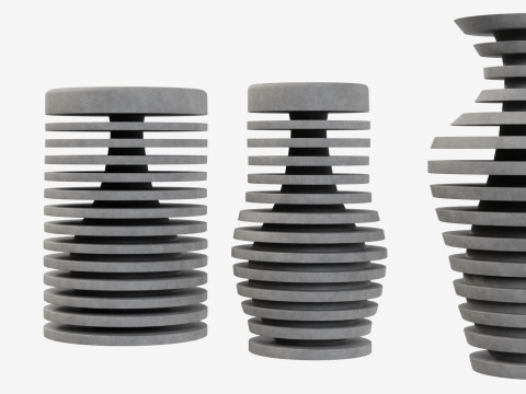 Illusion Decoration Vase 3D 모델