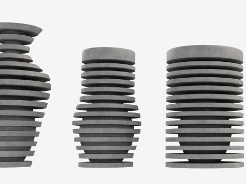 Illusion Decoration Vase 3D 모델