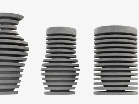 Illusion Decoration Vase 3D Model