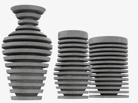 Illusion Decoration Vase 3D Model