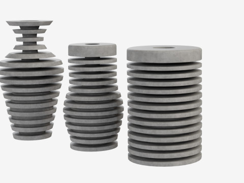 Illusion Decoration Vase 3D 모델