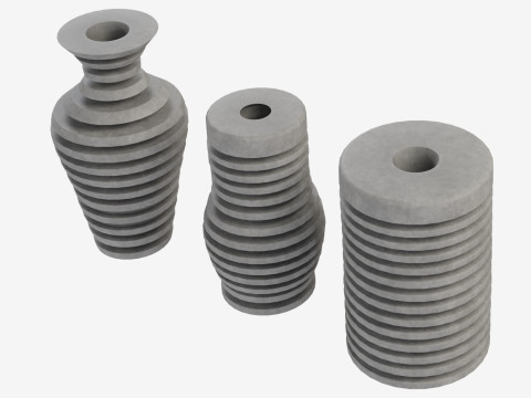 Illusion Decoration Vase 3D 모델