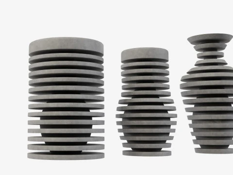 Illusion Decoration Vase 3D Model