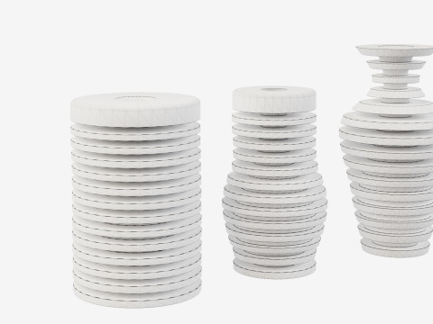 Illusion Decoration Vase 3D 모델
