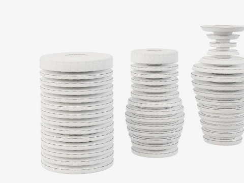 Illusion Decoration Vase 3D Model