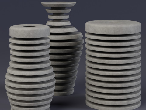 Illusion Decoration Vase Model 3D