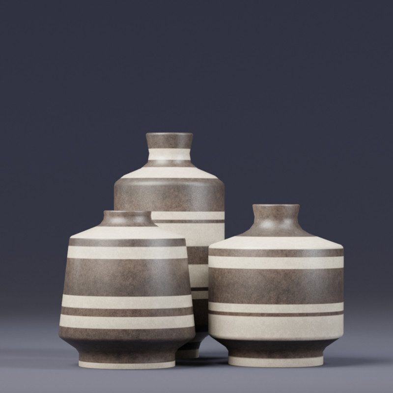Decorative Vase 02 3D Modell .c4d .max .obj .3ds .fbx .stl .blend 