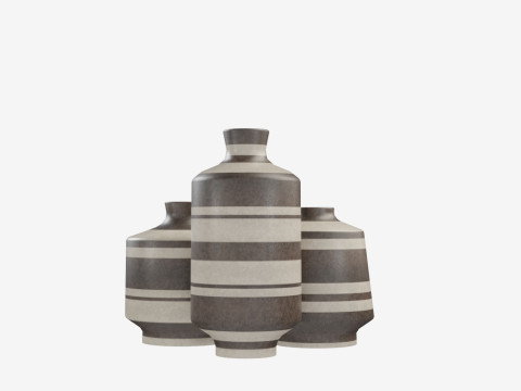 Decorative Vase 02 3D Modell