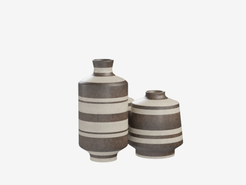 Decorative Vase 02 3D Modell