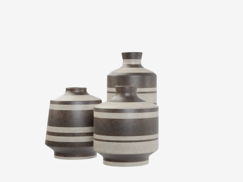 Decorative Vase 02 3D Modell